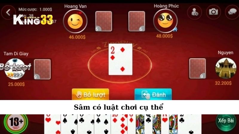 Sâm có luật chơi cụ thể