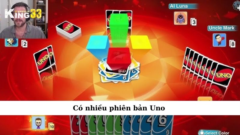 Có nhiều phiên bản Uno