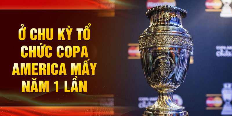 Ở chu kỳ tổ chức copa america mấy năm 1 lần